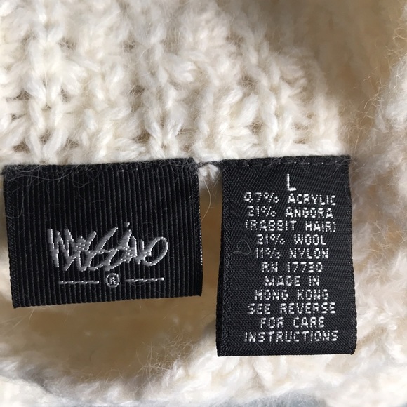 NWOT Mossimo cream mock neck knit pull on sweater size M regular or L juniors - Picture 10 of 11